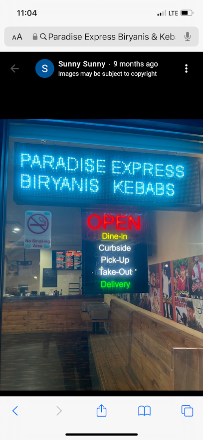 Paradise Express Biryanis & Kebabs